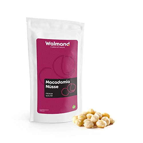 Macadamianüsse Ganz 1kg | Natur | Ungesalzen | Macadamia Nüsse Premium Qualität von Walmand Cover