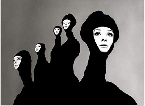 ZXXGA DIY Pintura De Diamante Cuadrado_Audrey Hepburn Diamond Painting 30x40cm_Bordado de Diamantes de imitación de Punto de Cruz