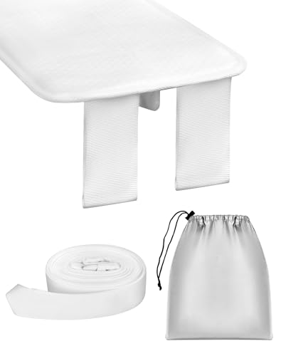 QWORK® Bed Bridge Twin To King Converter, Bed Gap Filler, Easily Connect And Expand Bed, White