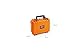 B&W International Transportkoffer Outdoor 1000 (PP.41) Orange – Leerkoffer – wasserdicht (IP67), staubdicht, schlagfest, extrem robust