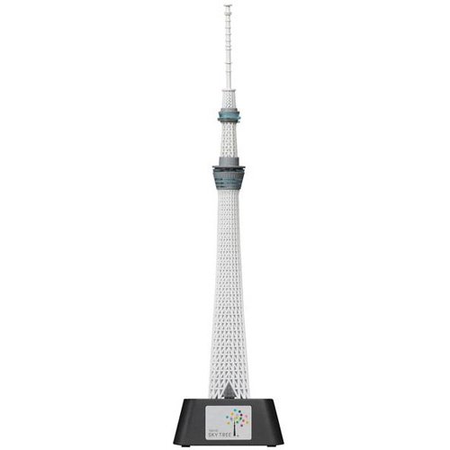 モトデザイン 東京スカイツリー R LEDライト付き1/2500サイズスタンドフィギュアUSBハブ TS-001