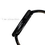 FIZILI Mens Watches Ultra-Thin Minimalist Waterproof-Fashion Wrist Watch for Men Unisex Dress with Leather Band - Image 2