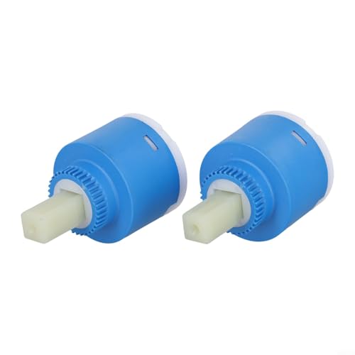 2 pezzi 40 mm doccia leva miscelatore sostituzione cartuccia valvola ceramica per lavabo, vasca da bagno, bidet, compatibile con vari tipi di miscelatore doccia