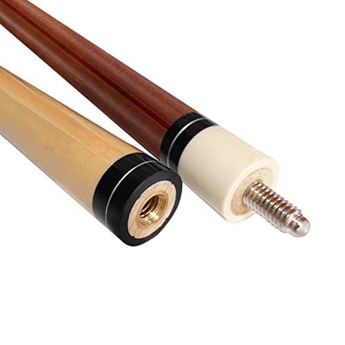 Hij Loalowe 2-Piece Pool Cue Stick With 13Mm Tip 58" Hardwood Canadian Maple Professional Billiard Pool Cue Stick 19 Oz Pool Stick #TOP6