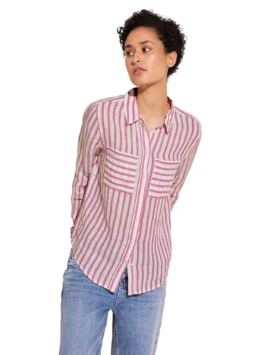 T-shirt femme col chemise Street One pour un look de bureau élégant et fluide