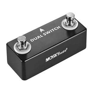 Dual Foot Switch Guitar Effect Pedal For use with anywhere a dual momentary footswitch is needed Structure: 1pcs stereo jack and 2pcs momentary footswitch Please note that it can not switch channels