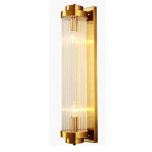 Lampe de mur en cristal doré E14 luminaire design postmoderne pour salon et maison