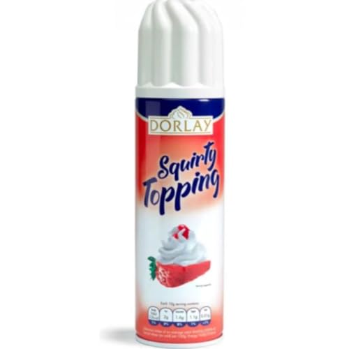 Image of Dorlay Squirty Topping Whipping Cream Spray, 250g (Imported)