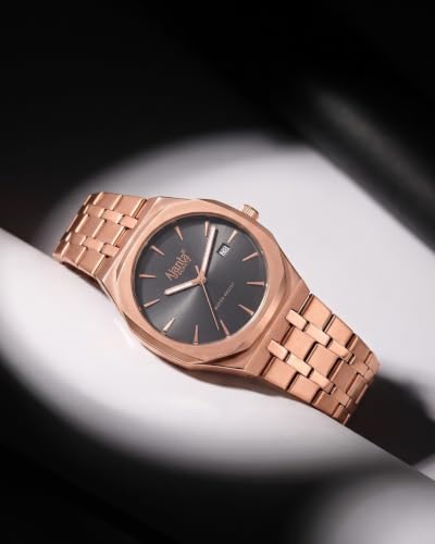 Image of Ajanta Quartz Vertex Dial Stainless Steel Date Display Watch for Men