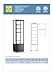 Commercial Display Refrigerator, ETL Bakery Case 4 Sided Glass all Direction, Fridge Cooler Merchandiser, 80