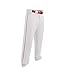 Easton Boys Rival 2 Piped Baseball Pants, White/Red, Medium