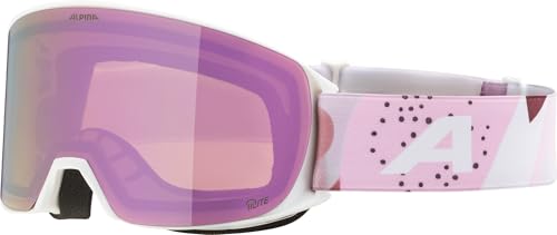 Lunettes de ski ALPINA Nakiska Q-lite pour adulte protection uv masque blanc