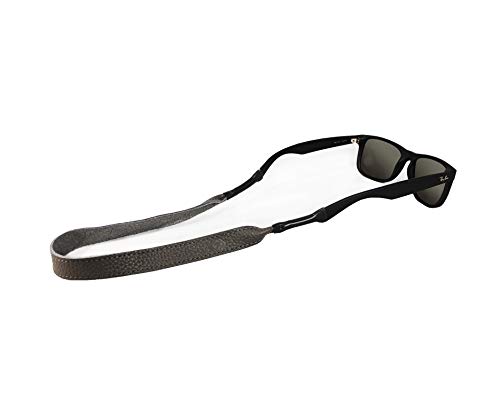Image of TETHER STRAPS Original Leather Sunglass Strap | Full-Grain Leather with Suede Backing, 17.5 inch Length | Fits Most Frames