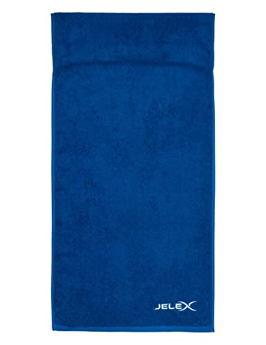 JELEX 100FIT Fitness Handtuch aus Baumwolle, mit Antirutsch-Schutz und...