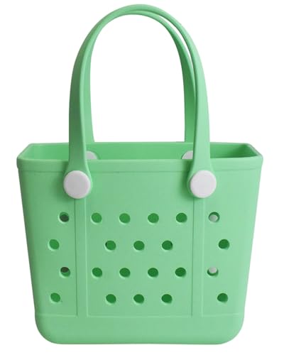 Addoklm Lightweight Extra large Rubber Beach Bag Small mini Tote Bag for Gym Waterproof medium Open Handbag for Pool Sports