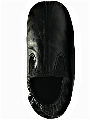 Unisex Leather Slip-On Socks, Ankle Low Cut, Bottom Fleece Lined, Black With Elastic Support4