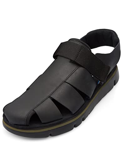 Sandales Plates Camper Homme Oruga K100285 | Design Durable et Finitions Cuir