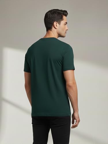 Image of Dollar Men's Pack of 1 Printed Non Zipper Round Neck T-Shirt