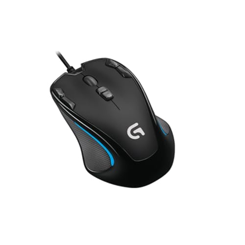 300s Mouse Gaming Ottico, 2.500 DPI, RGB, Design Leggero, 9 Pulsanti ? Programmabili, Memoria Integrata, Per Entrambe le Mani, Compatibile con PC/Mac/Laptop, Nero - Mouse gaming - Immagine 6