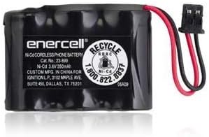 Enercell 3.6V/350mAh Ni-Cd Cordless Phone Battery (23-899)