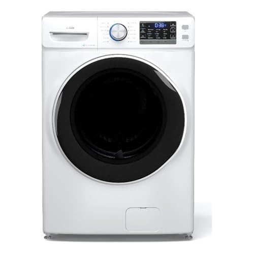 4.5 cu. ft. Large Capacity Stackable Front Load Washing Machine in White.