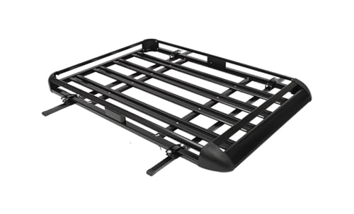 Barres de toit avec galerie intégrée 160x100cm en aluminium pour le fret en SUV