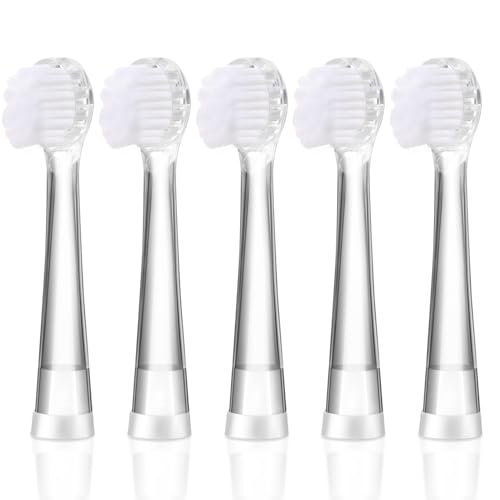 KOPBTBOY Brossettes de Rechange Enfants pour Seago SG513/SG977/SGEK6/DT-K6/DT-BB1, 5pc Brossettes de Rechange Pour Seago Enfants Brosse à Dents Électrique