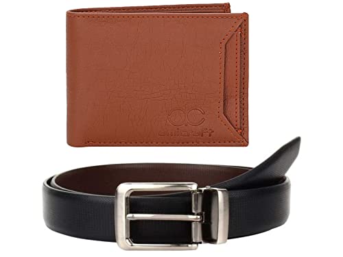 Image of Amicraft Men's Combo Pack Of Wallet & Belt