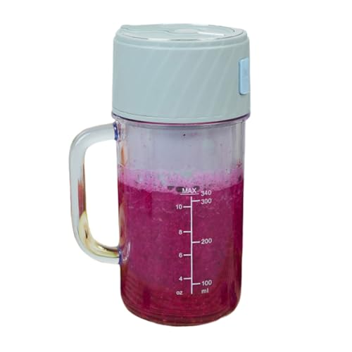 Davivian Batidora Portátil Recargable | Batidora Personal Recargable Licuadora | Electrodoméstico Procesador de Alimentos para Yogur Frutas como Plátano Mango Leche Sandía