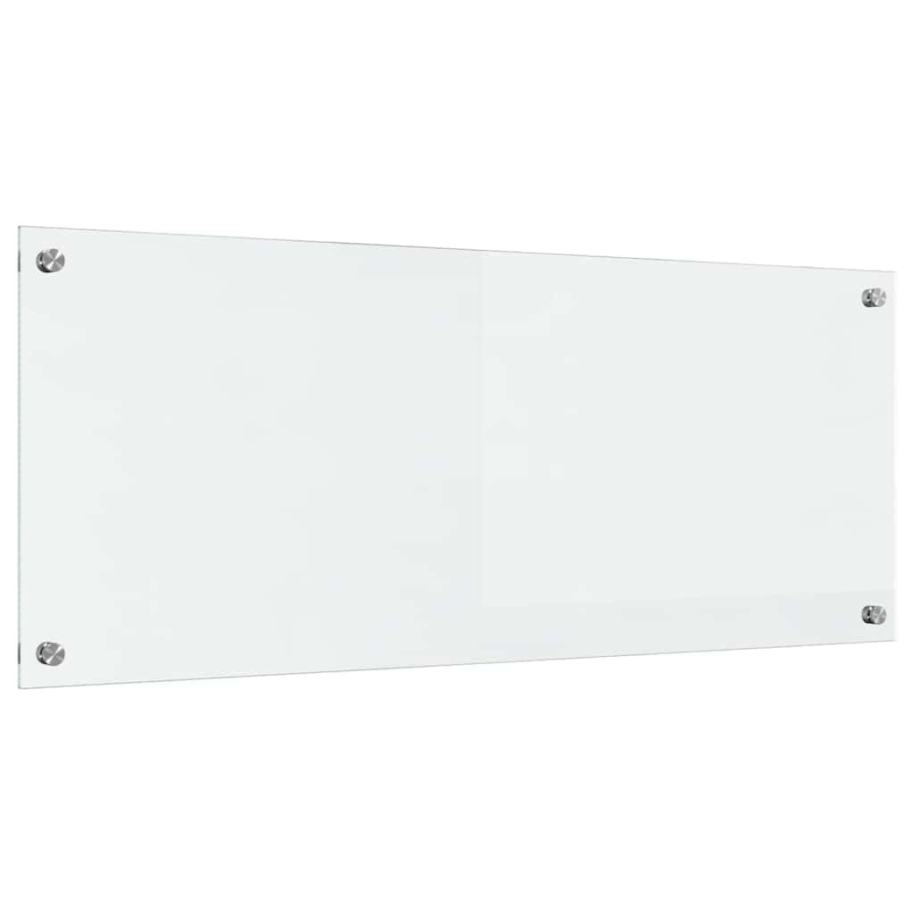 vidaXL Schienale da Cucina Trasparente 100 x 40 cm Vetro temperato, Design da Cucina alla Moda: Schienale in Vetro, Parete Resistente al Calore, estetica Moderna per la ristrutturazione