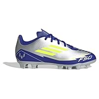 Chuteira Campo Adidas F50 Club Flexible Ground Messi Jr Silver Metal/Sol Yellow/Lcd Blue IH0926 32