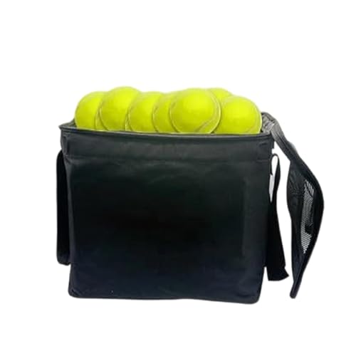 Contenedor de pickleball portátil tipo embudo con correa para evitar cargas pesadas
