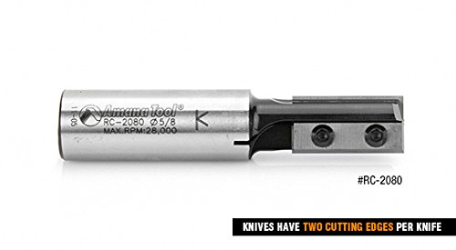 Amana Tool RC-2084 CNC Insert Non-Plunge Straight 3/4 D x 30mm CH x 3/4 SHK Router Bit