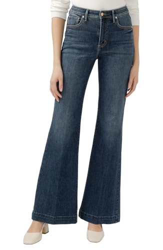 Silver Jeans Co. Women's Isbister High Rise Flare Leg Jeans