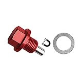 Simoni Racing RM14 Bouchon Huile magnétique en Ergal, Rouge