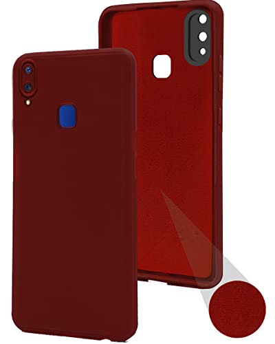 Image of Jkobi Back Cover Case for Vivo Y95 | Vivo Y93 | Vivo Y91 (Inside Fiber Cloth | Smooth Matte Finish | Elegant Professional Look |Red)