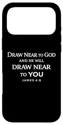 Draw Near To God And He Will Draw To You James 4:8 God �X�}�z�P�[�X iPhone 17 Pro Max �p