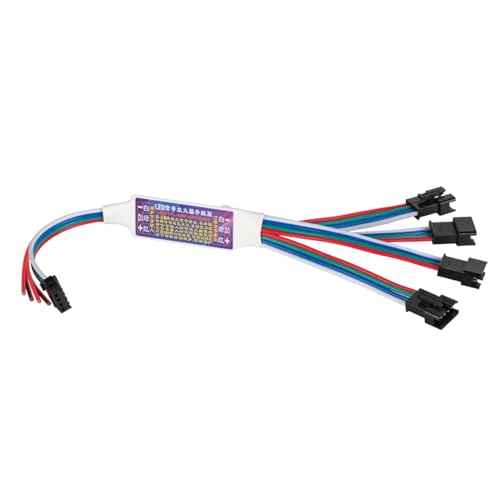 Image of BTF-LIGHTING WS2815 WS2805 SK9822 WS2801 IC etc SPI SMD 4PIN LED TTL Amplifier 1 to 4 Support 4PIN Addressable LED Strip Lights,String,Matrix Panel,Module etc DC5V DC12V DC24V