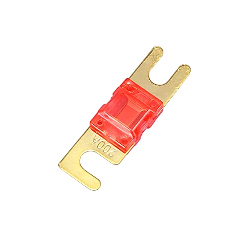 X Autohaux 5Pcs 200A Afs Mini Anl Fuses Replacement For Car Truck Motorcycle Boat Audio Cds #TOP3