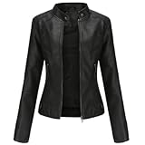 Cadeau idéal : c'est un excellent cadeau pour Noël, un anniversaire, un anniversaire de mariage ou Thanksgiving. Toutes les femmes aiment les belles vestes en cuir de moto de haute qualité. Conseil : si vous préférez une coupe plus confortable et plus ample, vous pouvez choisir une taille au-dessus de votre taille habituelle.