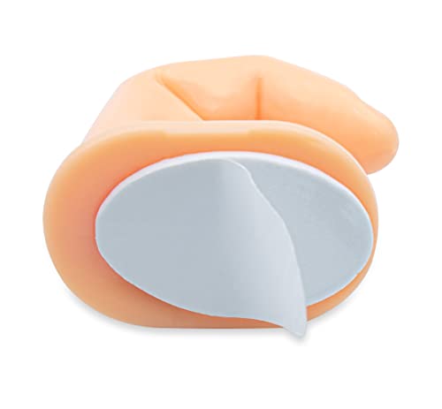 Kit com 5 Dedos Postiços para Treino, Manicure, Encaixe, Unhas Gel Fibra, Arte Sedução