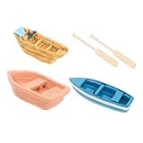 Petits bateaux : fabriqués en , durables pour une utilisation à long terme et pas faciles à déformer, figurines de décoration d'aquarium