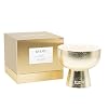 BLUEME Gold Holiday Wellness Refillable Candle Cheer Pomegranate Clove 3 Wick Contains Essential Oil Sustainable Hand Finished Premium Natural Cotton Wick Soy Wax Blend