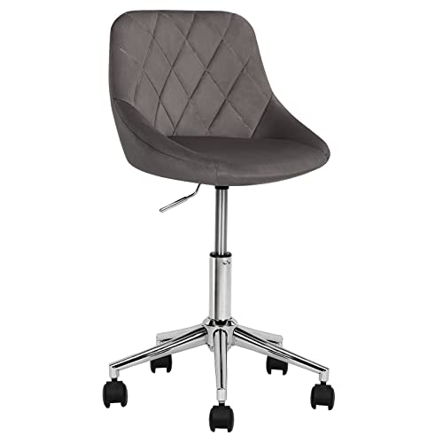 Bürohocker mit Rollen Drehstühle Rollhocker Höhenverstellbar 10cm...