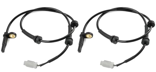 2PCS Front ABS Wheel Speed Sensor Left & Right Compatible with 2008-2014 Nissan Rogue, 2008-2012 Nissan X-Trail 2.5L Driver & Passenger Side ABS Sensor Replace ALS1658 695-872 47910-1DA1A 47910-JG000