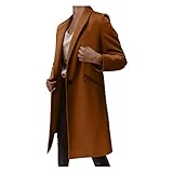 Winter Peacoat Womens Coat for Dress Petite Long Length Trench Coat Casual Lapel Collared Work Open...