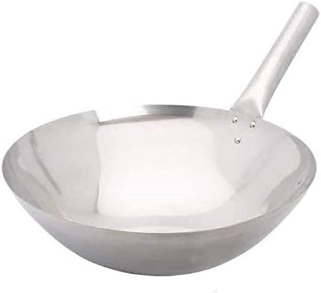 iPro Kitchenware 14" Single Handle Stainless Steel Chinese Wok