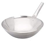 iPro Kitchenware 14" Single Handle Stainless Steel Chinese Wok