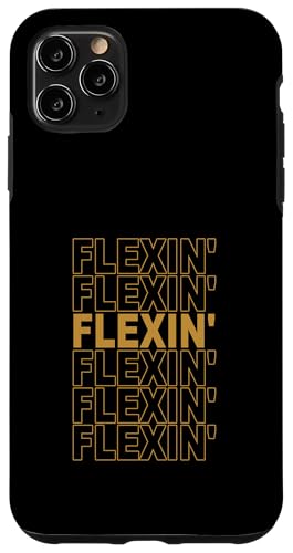 �u���E���J���[ Flexin' On Repeat Brown Graphic �X�}�z�P�[�X iPhone 11 Pro Max �p