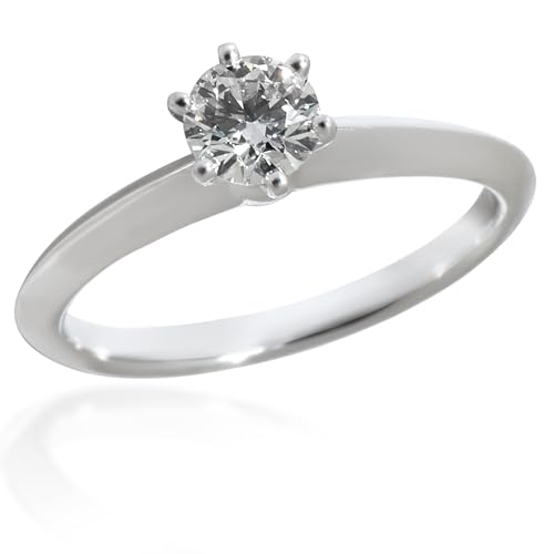 Pre-Loved Tiffany Solitaire Engagement Ring, Platinum, Diamond, 6 US2